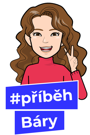 Logo: Digitální stopa, příběh Báry. 